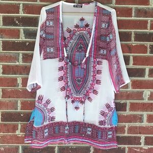 Paradise Swimsuit Coverup Beach Dress